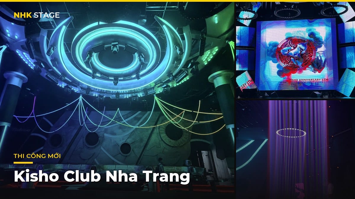 Thi công hệ thống ánh sáng LED Madrix Kisho Club Nha Trang
