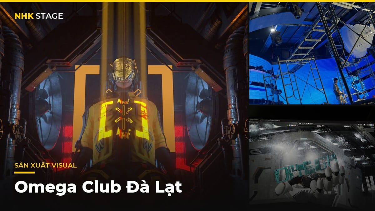 Sản Xuất Video Visual Màn Hình LED Cong 90 Độ Omega Club Đà Lạt | NHK Stage